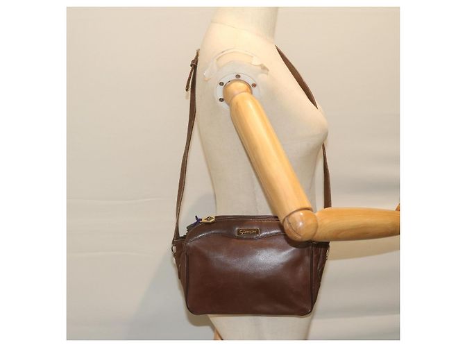 GIVENCHY Borsa a spalla Pelle Marrone Auth bs11018 - vista 22