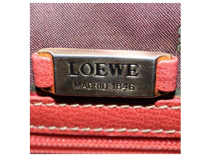LOEWE Vanity Velazquez Twist Bolsa de mão couro laranja Auth am5458 - vista 11