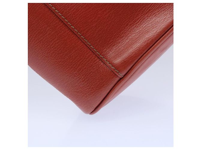 LOEWE Vanity Velazquez Twist Bolsa de mão couro laranja Auth am5458 - vista 16