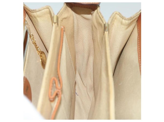 Céline CELINE Macadam Canvas Handtasche Beige Auth bs11411 - Ansicht 24