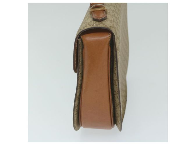 Céline CELINE Macadam Canvas Handtasche Beige Auth bs11411 - Ansicht 3