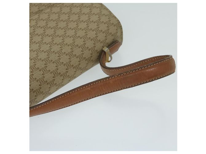 Céline CELINE Macadam Canvas Handtasche Beige Auth bs11411 - Ansicht 6