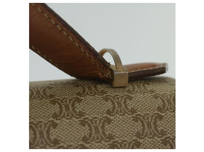 Céline CELINE Macadam Canvas Handtasche Beige Auth bs11411 - Ansicht 8