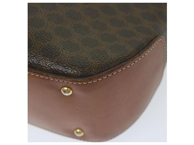 Céline CELINE Macadam Canvas Handtasche PVC Leder 2Weise Brown Auth 62941 Braun - Ansicht 17