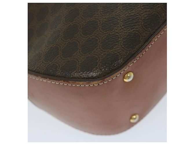 Céline CELINE Macadam Canvas Handtasche PVC Leder 2Weise Brown Auth 62941 Braun - Ansicht 18