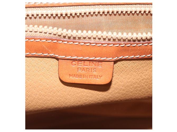Céline CELINE Macadam Canvas Handtasche PVC Leder 2Weise Brown Auth 62941 Braun - Ansicht 20