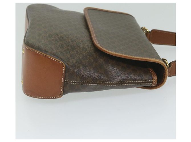 Céline CELINE Macadam Canvas Handtasche PVC Leder 2Weise Brown Auth 62941 Braun - Ansicht 3