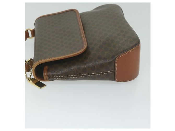 Céline CELINE Macadam Canvas Handtasche PVC Leder 2Weise Brown Auth 62941 Braun - Ansicht 4