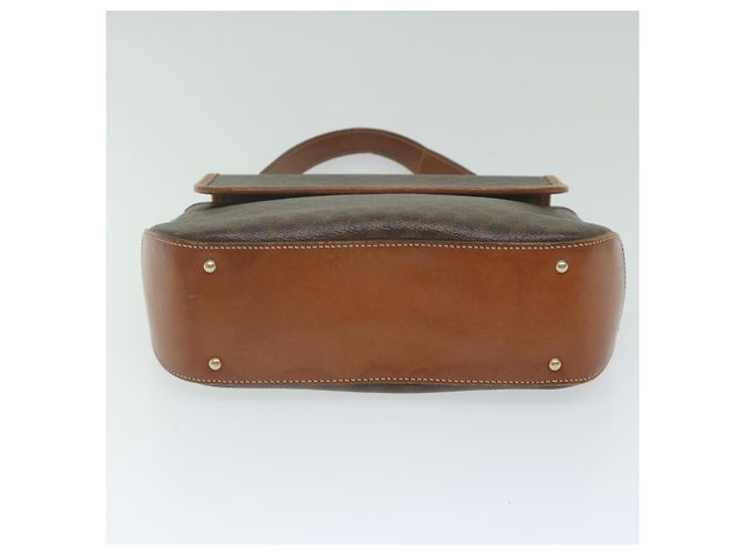 Céline CELINE Macadam Canvas Handtasche PVC Leder 2Weise Brown Auth 62941 Braun - Ansicht 5
