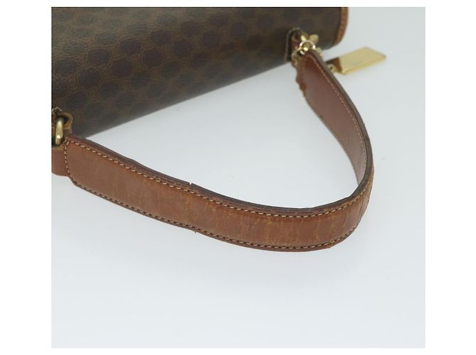 Céline CELINE Macadam Canvas Handtasche PVC Leder 2Weise Brown Auth 62941 Braun - Ansicht 7