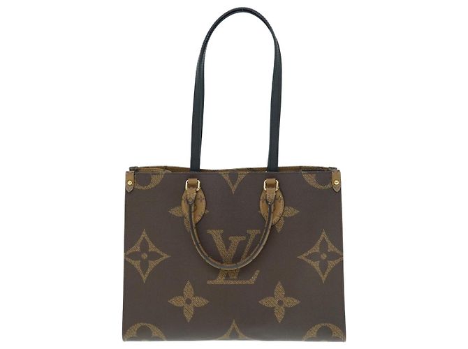 LOUIS VUITTON Monogram Reverse Giant On The Go MM Tragetasche M45321 LV Auth 62896S Monogramm - Ansicht 13