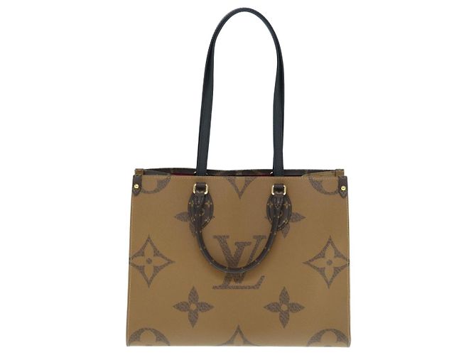 LOUIS VUITTON Monogram Reverse Giant On The Go MM Tragetasche M45321 LV Auth 62896S Monogramm - Ansicht 2