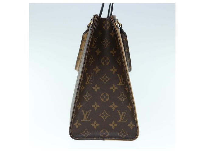 LOUIS VUITTON Monogram Reverse Giant On The Go MM Tragetasche M45321 LV Auth 62896S Monogramm - Ansicht 3