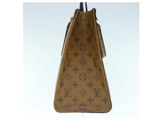 LOUIS VUITTON Monogram Reverse Giant On The Go MM Tragetasche M45321 LV Auth 62896S Monogramm - Ansicht 4