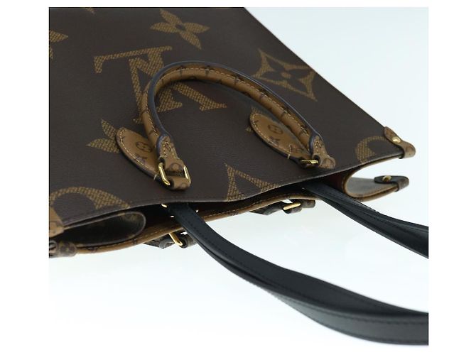 LOUIS VUITTON Monogram Reverse Giant On The Go MM Tragetasche M45321 LV Auth 62896S Monogramm - Ansicht 6