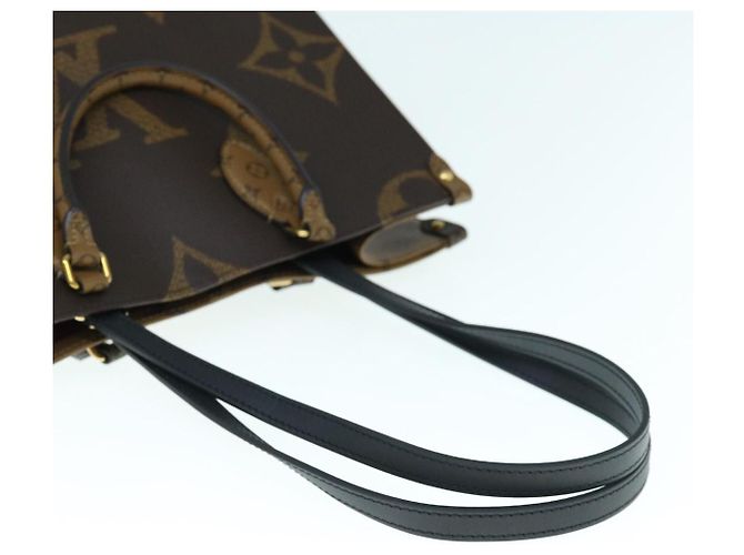 LOUIS VUITTON Monogram Reverse Giant On The Go MM Tragetasche M45321 LV Auth 62896S Monogramm - Ansicht 7