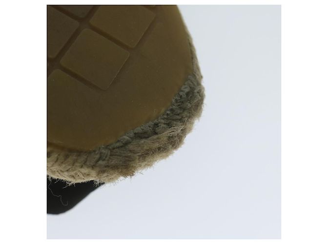 CHANEL Décolleté Scarpe Velluto 38 Nero CC Auth bs10973 - vista 7