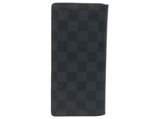 Portafoglio lungo LOUIS VUITTON Damier Cobalt Brazza Portefeuille N63243 Auth ep2915 - vista 2