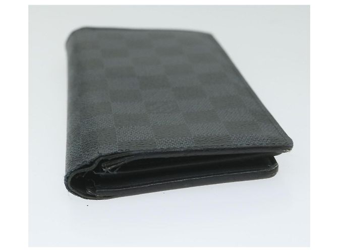 Portafoglio lungo LOUIS VUITTON Damier Cobalt Brazza Portefeuille N63243 Auth ep2915 - vista 4