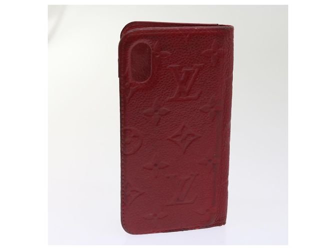 LOUIS VUITTON Monogramm Damier Graphit iPhone-Hülle 8Set Rot LV Auth 62862 Damier ebene - Ansicht 13