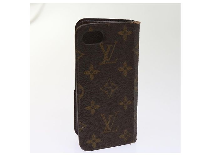 LOUIS VUITTON Monogramm Damier Graphit iPhone-Hülle 8Set Rot LV Auth 62862 Damier ebene - Ansicht 2