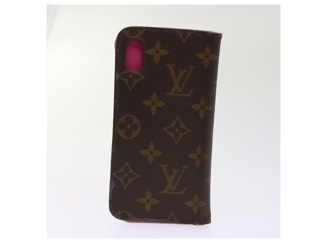 LOUIS VUITTON Monogramm Damier Graphit iPhone-Hülle 8Set Rot LV Auth 62862 Damier ebene - Ansicht 21