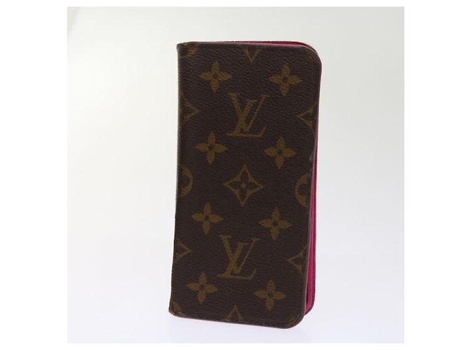 LOUIS VUITTON Monogramm Damier Graphit iPhone-Hülle 8Set Rot LV Auth 62862 Damier ebene - Ansicht 22
