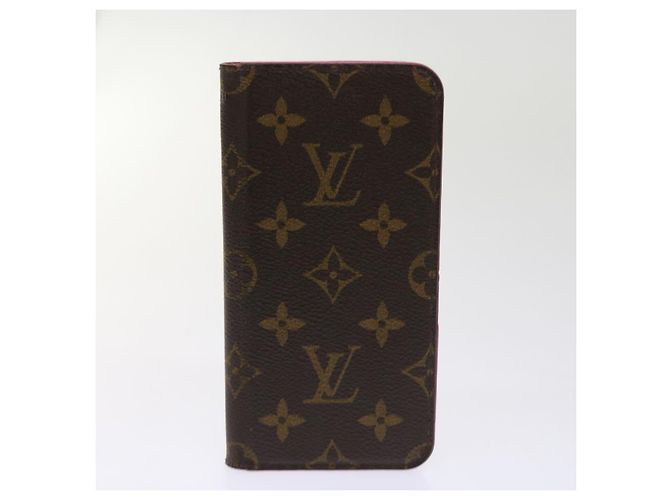 LOUIS VUITTON Monogramm Damier Graphit iPhone-Hülle 8Set Rot LV Auth 62862 Damier ebene - Ansicht 27
