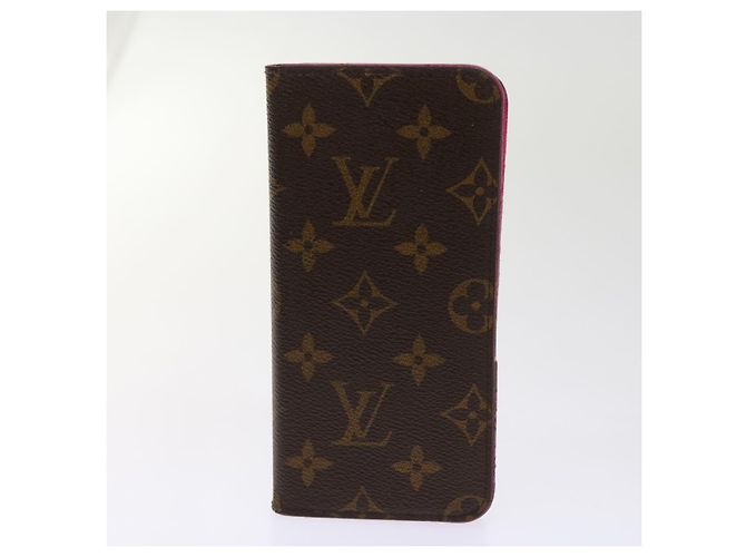 LOUIS VUITTON Monogramm Damier Graphit iPhone-Hülle 8Set Rot LV Auth 62862 Damier ebene - Ansicht 32