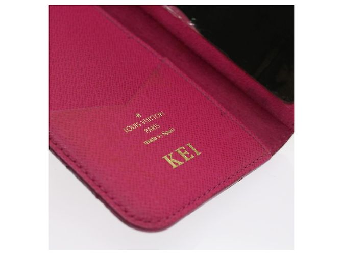 LOUIS VUITTON Monogramm Damier Graphit iPhone-Hülle 8Set Rot LV Auth 62862 Damier ebene - Ansicht 33