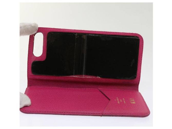 LOUIS VUITTON Monogramm Damier Graphit iPhone-Hülle 8Set Rot LV Auth 62862 Damier ebene - Ansicht 34