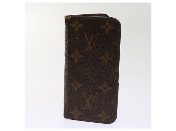 LOUIS VUITTON Monogramm Damier Graphit iPhone-Hülle 8Set Rot LV Auth 62862 Damier ebene - Ansicht 4