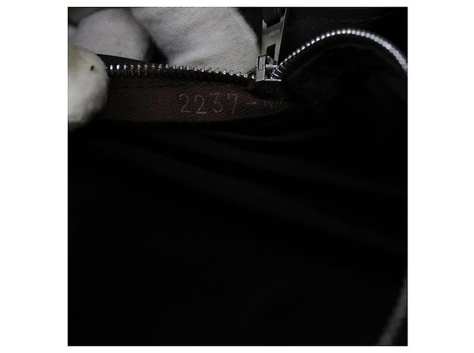 Hermès HERMES Acapulco GM Borsa Boston Nylon Marrone Auth bs11102 - vista 11
