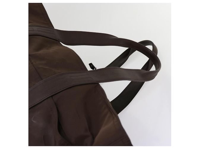 Hermès HERMES Acapulco GM Borsa Boston Nylon Marrone Auth bs11102 - vista 14