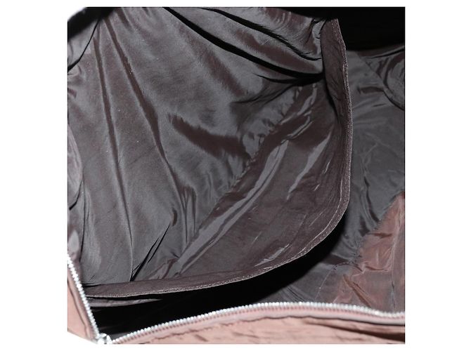 Hermès HERMES Acapulco GM Borsa Boston Nylon Marrone Auth bs11102 - vista 21