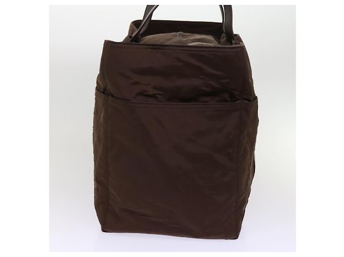 Hermès HERMES Acapulco GM Borsa Boston Nylon Marrone Auth bs11102 - vista 4