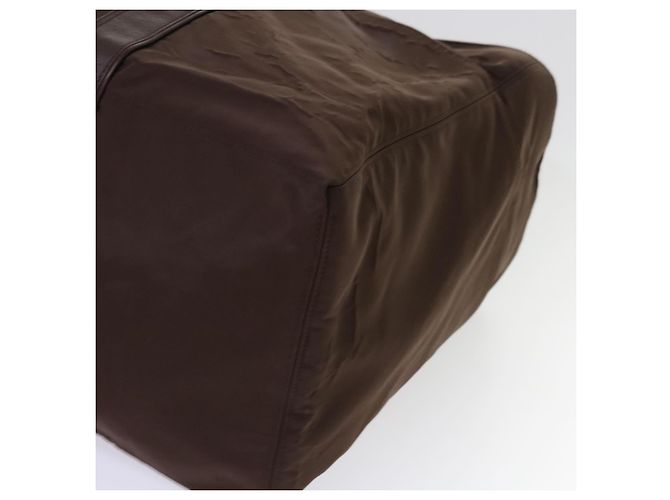 Hermès HERMES Acapulco GM Borsa Boston Nylon Marrone Auth bs11102 - vista 8