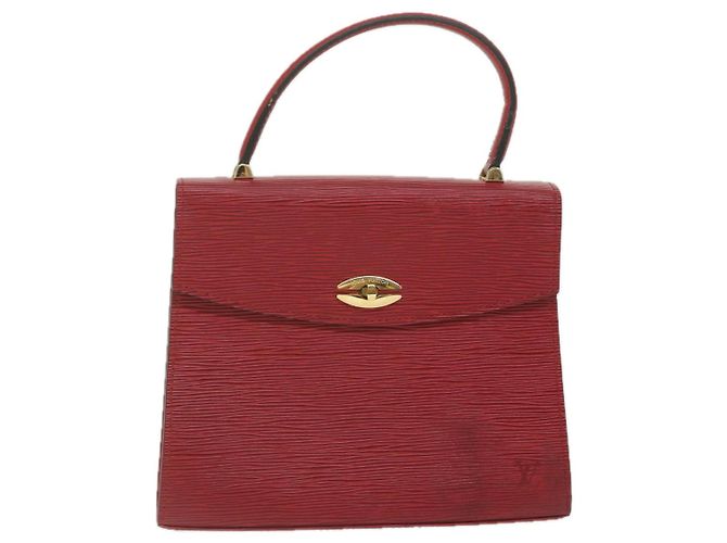 LOUIS VUITTON Borsa a mano Epi Malesherbes Rosso M52377 LV Auth bs11284 - vista 13