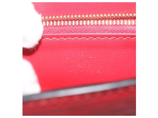 LOUIS VUITTON Borsa a mano Epi Malesherbes Rosso M52377 LV Auth bs11284 - vista 18