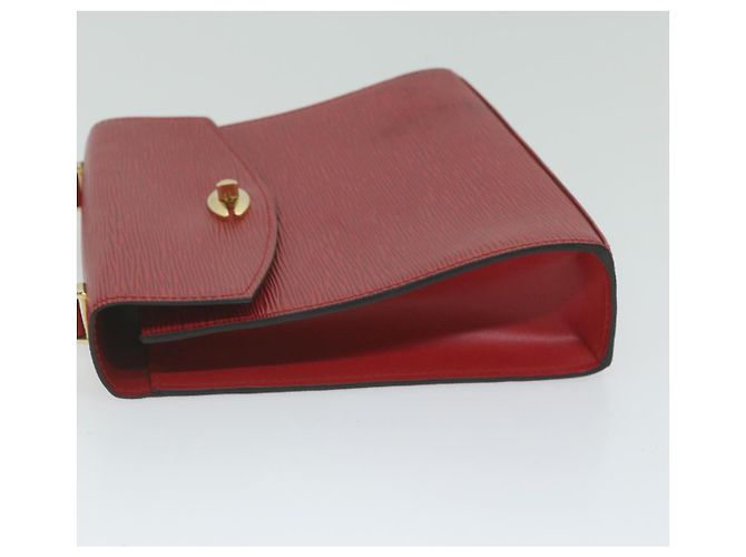 LOUIS VUITTON Borsa a mano Epi Malesherbes Rosso M52377 LV Auth bs11284 - vista 4
