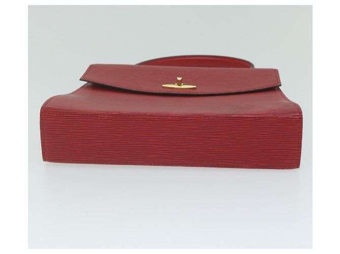 LOUIS VUITTON Borsa a mano Epi Malesherbes Rosso M52377 LV Auth bs11284 - vista 5