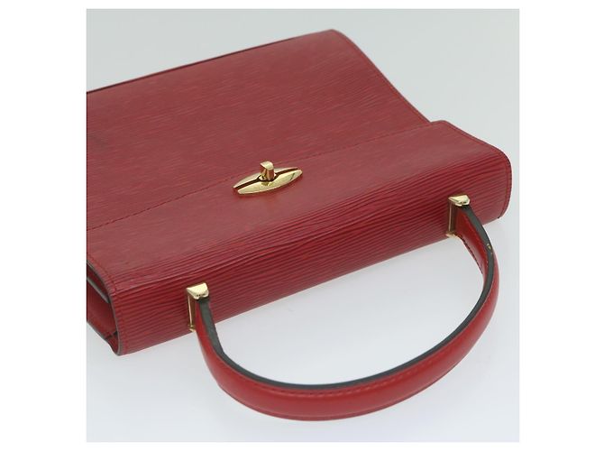 LOUIS VUITTON Borsa a mano Epi Malesherbes Rosso M52377 LV Auth bs11284 - vista 6