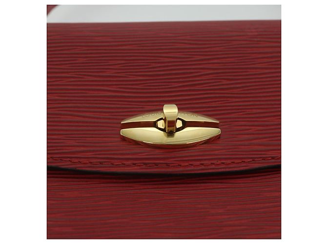 LOUIS VUITTON Borsa a mano Epi Malesherbes Rosso M52377 LV Auth bs11284 - vista 9