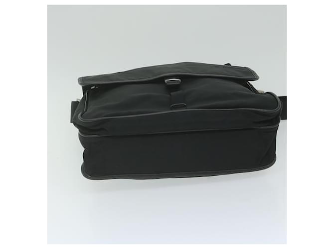 PRADA Borsa a Spalla Nylon Nero Auth am5455 - vista 5