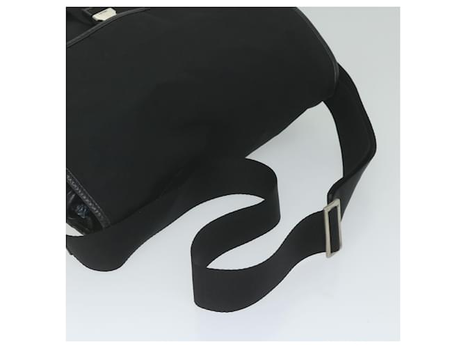 PRADA Borsa a Spalla Nylon Nero Auth am5455 - vista 7