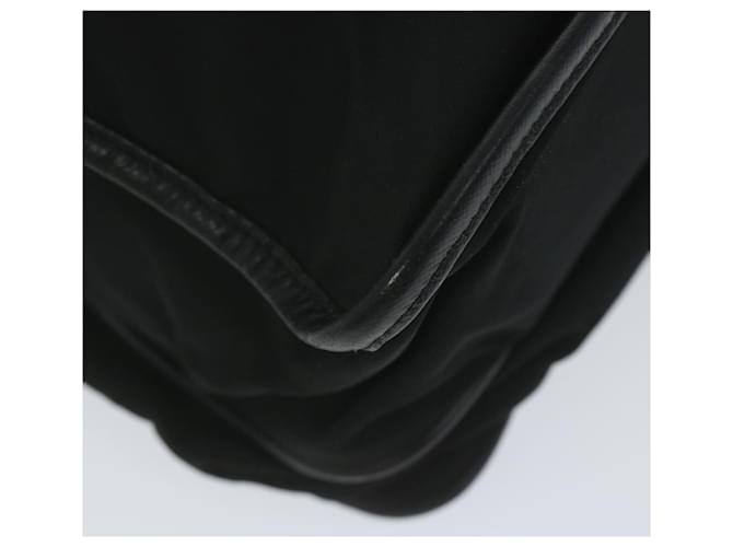 PRADA Borsa a Spalla Nylon Nero Auth am5455 - vista 8