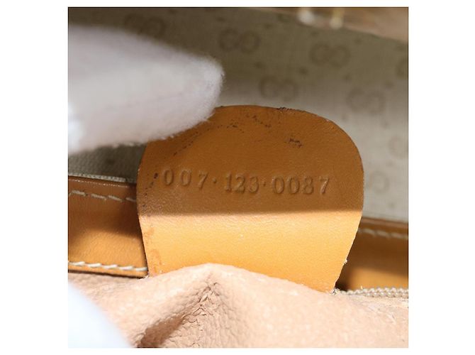 GUCCI Micro GG Supreme Sac à bandoulière PVC Beige 007 123 0087 Authentification5471 - vue 12