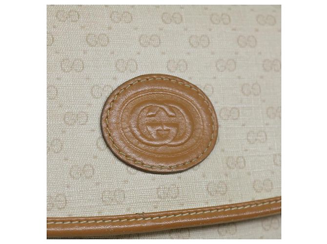 GUCCI Micro GG Supreme Sac à bandoulière PVC Beige 007 123 0087 Authentification5471 - vue 18