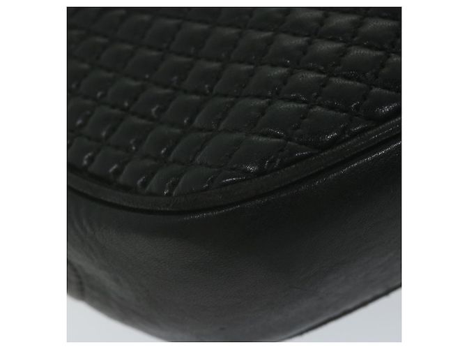 BALLY Borsa a tracolla con catena trapuntata Pelle Nera Auth am5550 Nero - vista 15