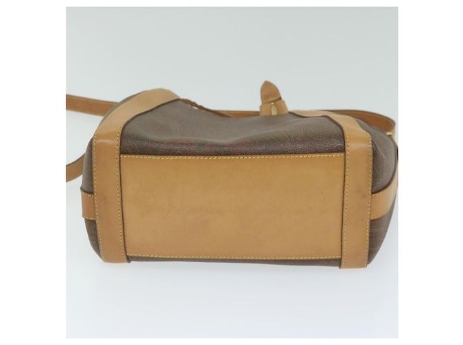 Borsa a spalla ETRO Pouch PVC 2 Set Marrone Rosso Auth am5330 - vista 9